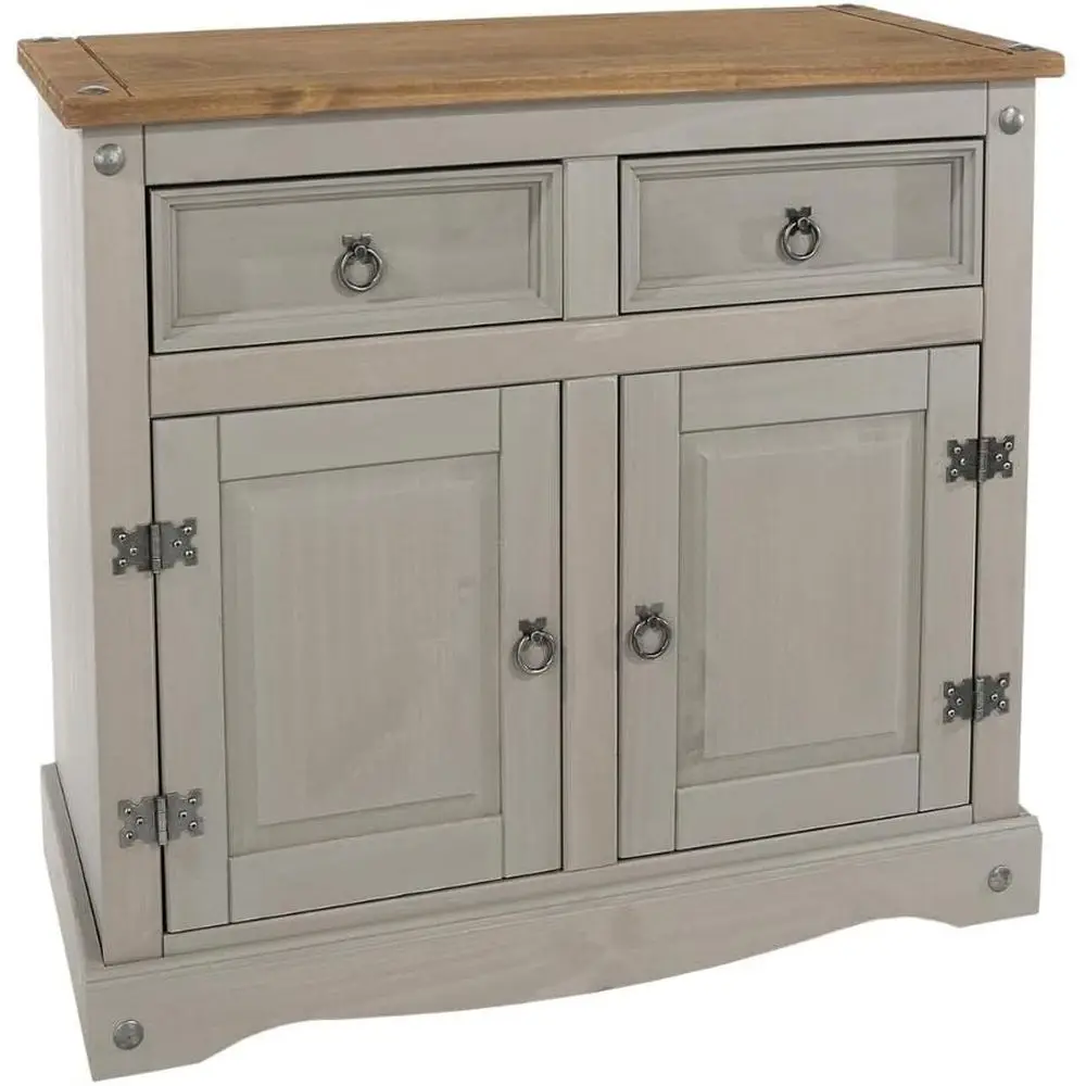 Gray Wooden Buffet Sideboard