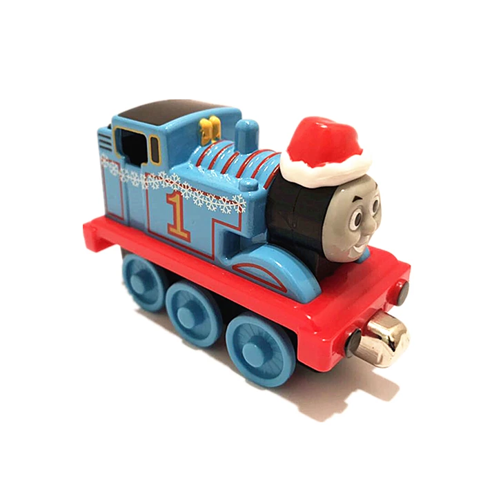 توماس والأصدقاء ألعاب القطار المغناطيسي للأولاد عيد الميلاد نمط معدني دييكاست 1:43 بيرسي إدوارد دونالد هنري قاطرات نموذج هدية
