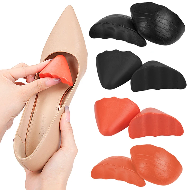 2 Stück/6 Stück Zehenkappen-Einlagen, weiche, verschleißfeste Zehenschoner, Schuheinlagen für High Heels, Schmerzlinderung, verstellbare Größenpolster