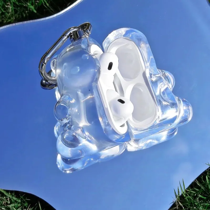 Etui na słuchawki Cute Gummy Bear Cute Bear do słuchawek Airpods 4/3/Pro/Pro2 Etui na słuchawki PVC Akcesoria do słuchawek — zdjęcie produktu 4