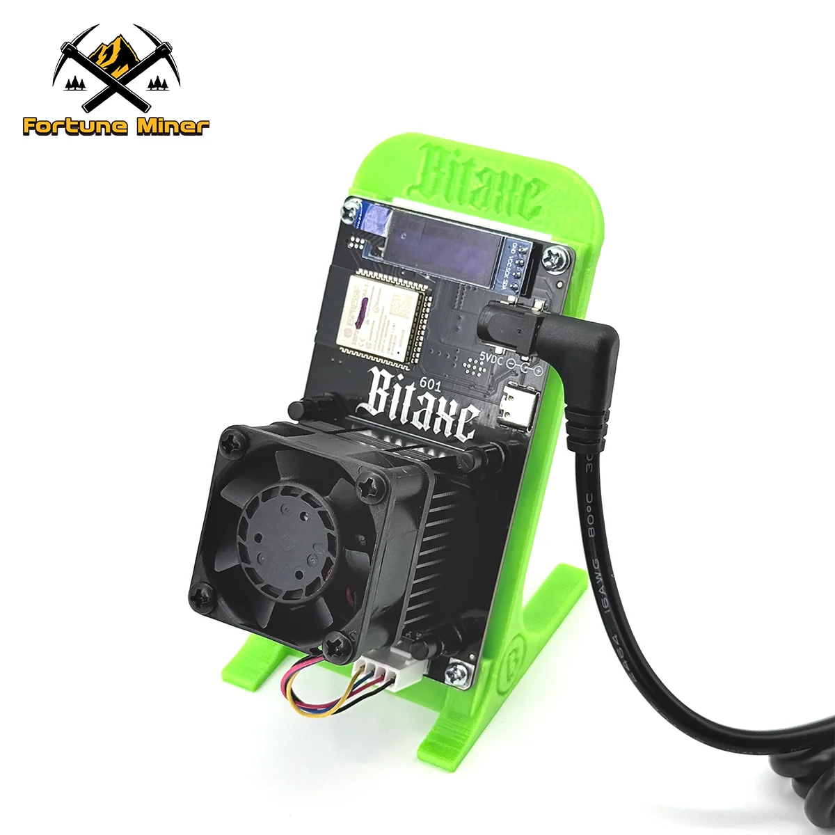 

Bitaxe Gamma 601 Lucky Miner 1.2TH/s 18W Asic Chip BM1370 BTC Solo Miner Bitcoin Mining Lottery Machine Home Offices Use Green