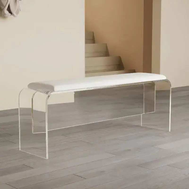 الشمال العثماني غير مرئية غرفة نوم الاكريليك موبليس مقعد الطعام مقعد واضح العائمة تخزين الأحذية البراز البراز مقعد تخزين