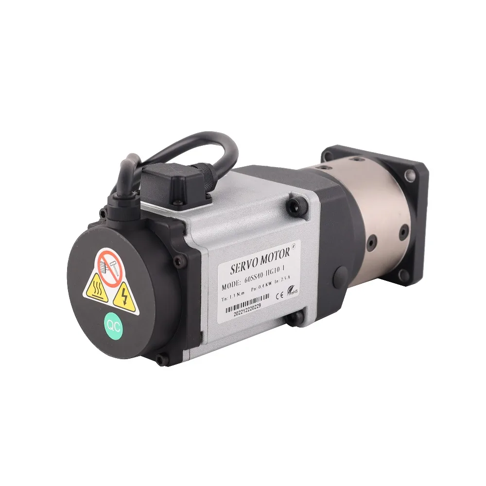 

Серводвигатель переменного тока мощностью 400 Вт с планетарным редуктором | Высокопроизводительный комплект двигателя и привода