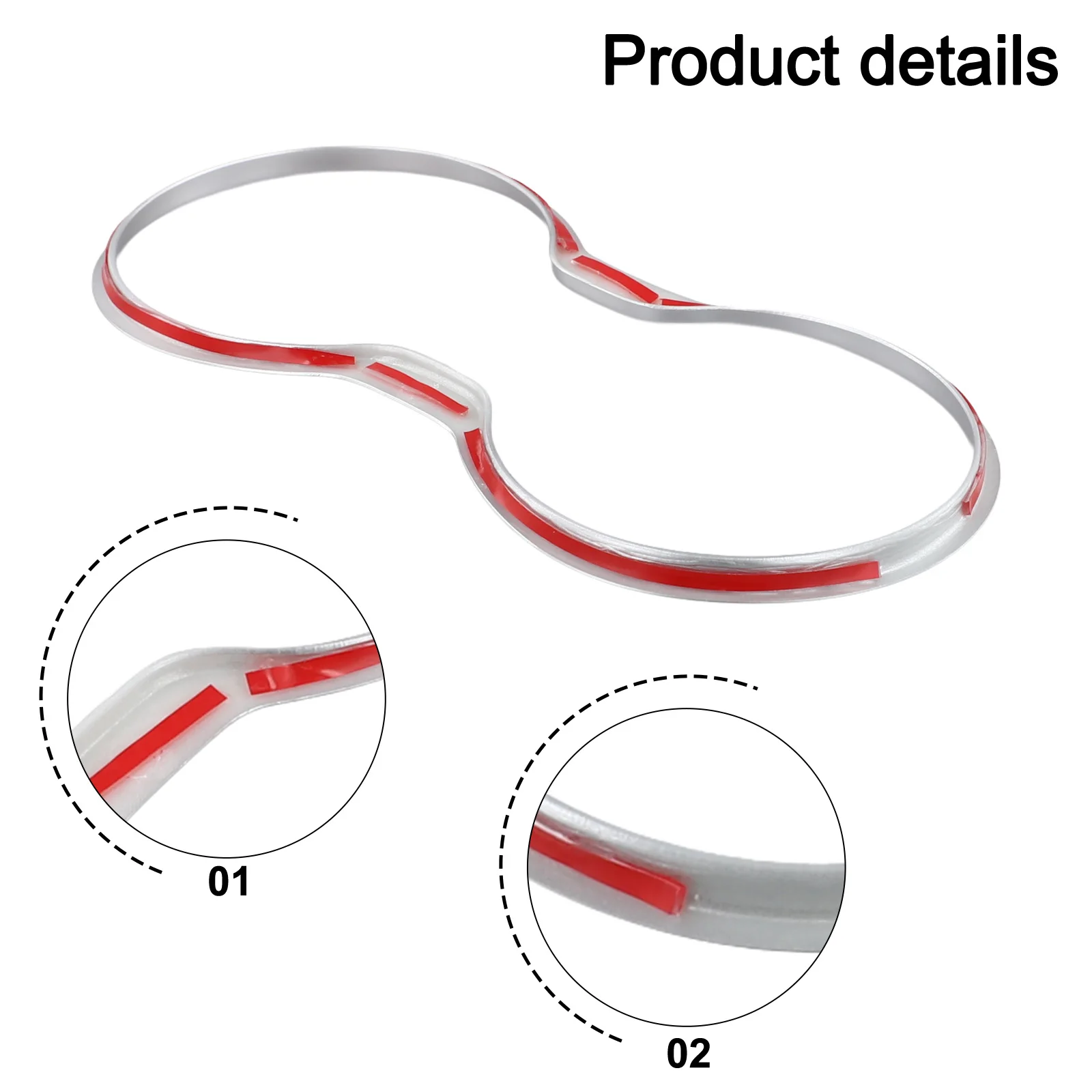 For Car Interior Gear Shift Cup Holder Cover Cup Holder Trim Non-deformation Noticeable Personalized Quick To Install Stylish