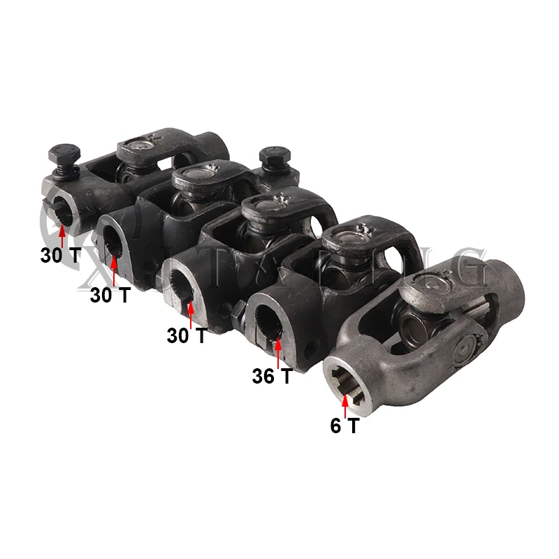 6T 30T 36T 14mm D Fosforyzacja Uniwersalny przegub kulowy układu kierowniczego do gokartów ATV UTV Buggy Golf Cart Utility Terrain Vehicle Parts