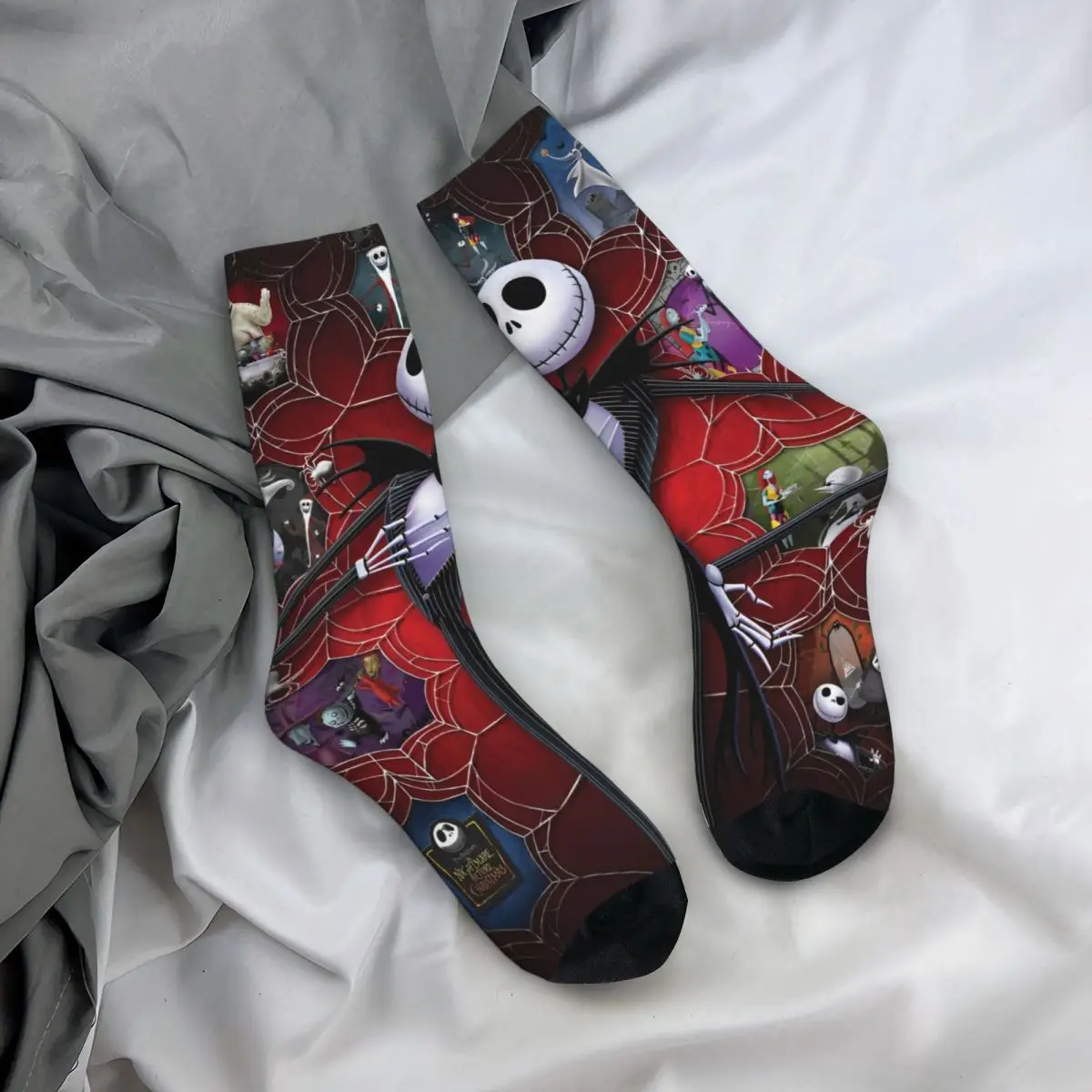 The Nightmare Before Christmas Sock Male Men Socks Harajuku Jack Cartoon Halloween Women Spring Summer Autumn Winter