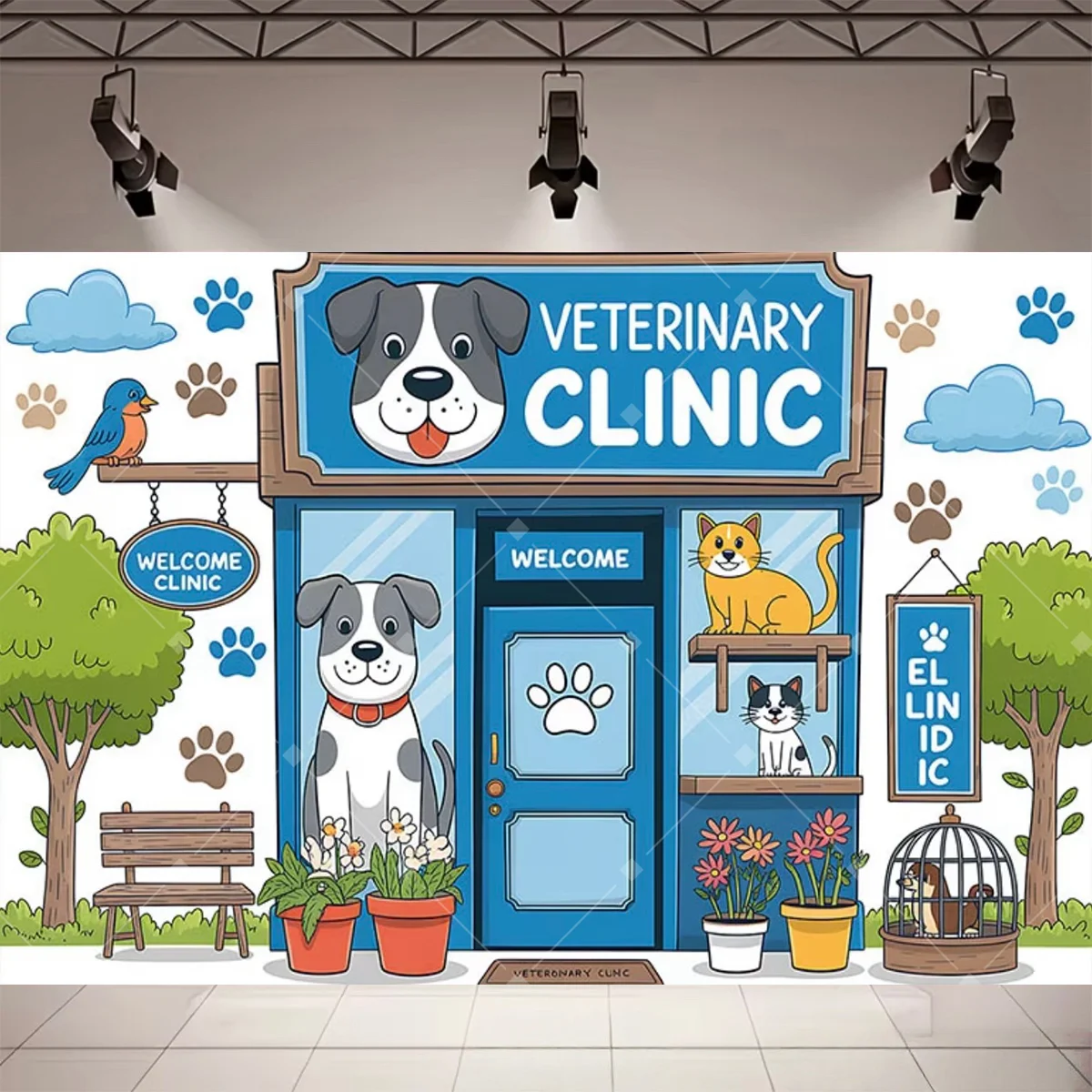 Veterinary Clinic Pet Shop Pup - Event Party Shop review and price