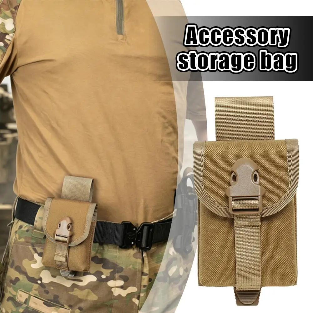 Tactical Molle Utility Bag Oxford Multi Functional Waist Pack Gadget Tool Bag Outdoor Hunting Travel Cycling Phone Accessories