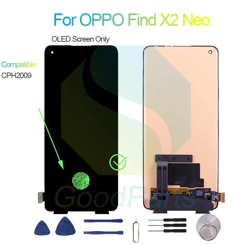 For OPPO Find X2 NEO LCD Display Screen 6.5