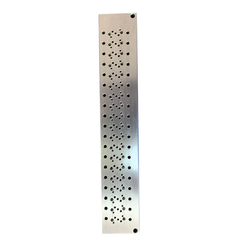 Professional Precision CNC Custom Aluminum Alloy Steel  Custom CNC Milled Aluminum Multi-Hole Hydraulic Flow Manifold Plate