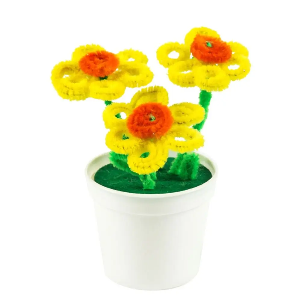 Kit di vasi per bouquet di bastoncini intrecciati decorativi Kit di fiori in vaso artigianali fatti a mano fai-da-te Vasi per piantare fiori fai-da-te in vaso