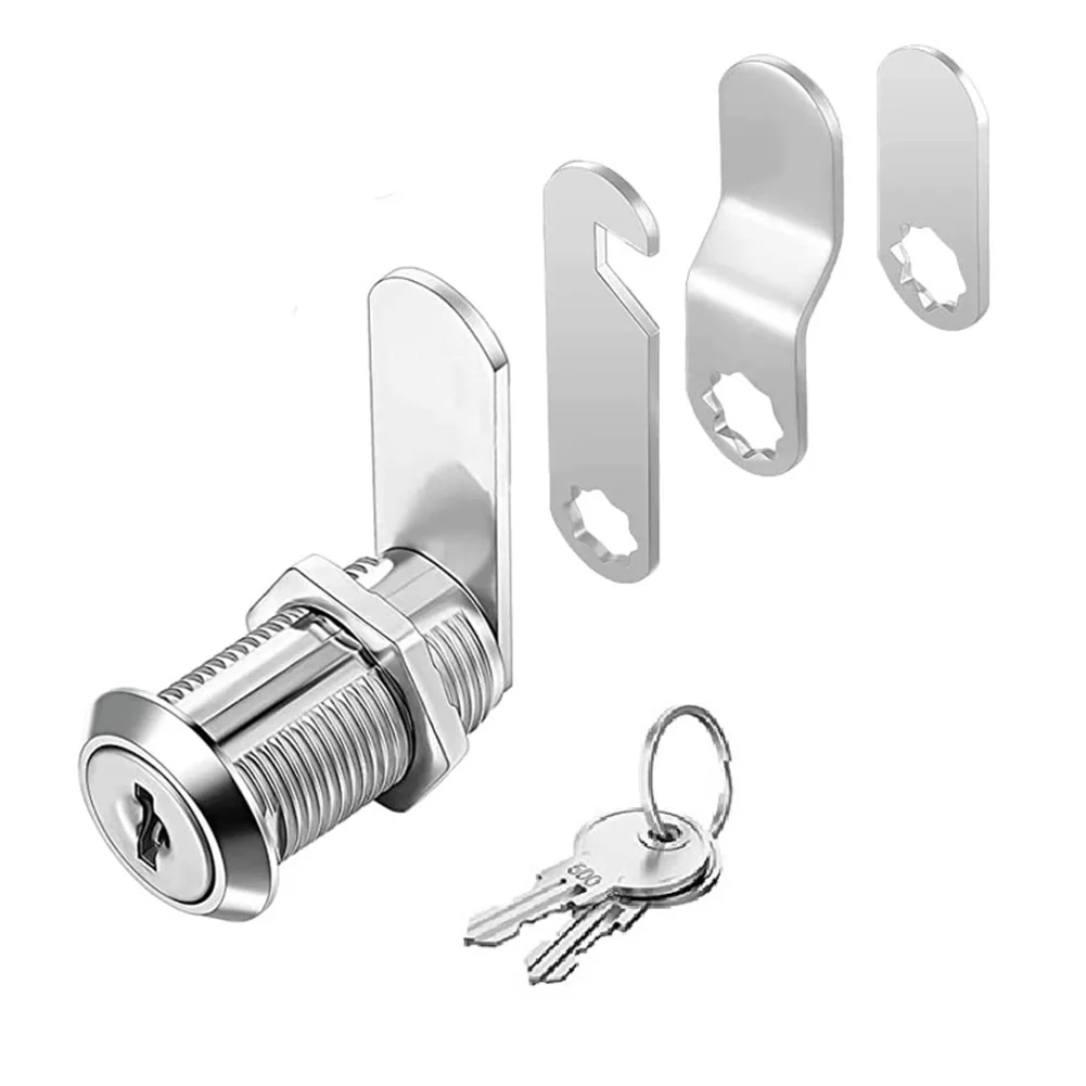 16/30mm Cam Lock Cabinet Mailbox Drawer Lock Cupboard Locker With 2 Keys For RV Camper Door Tool Box Furniture Hardware