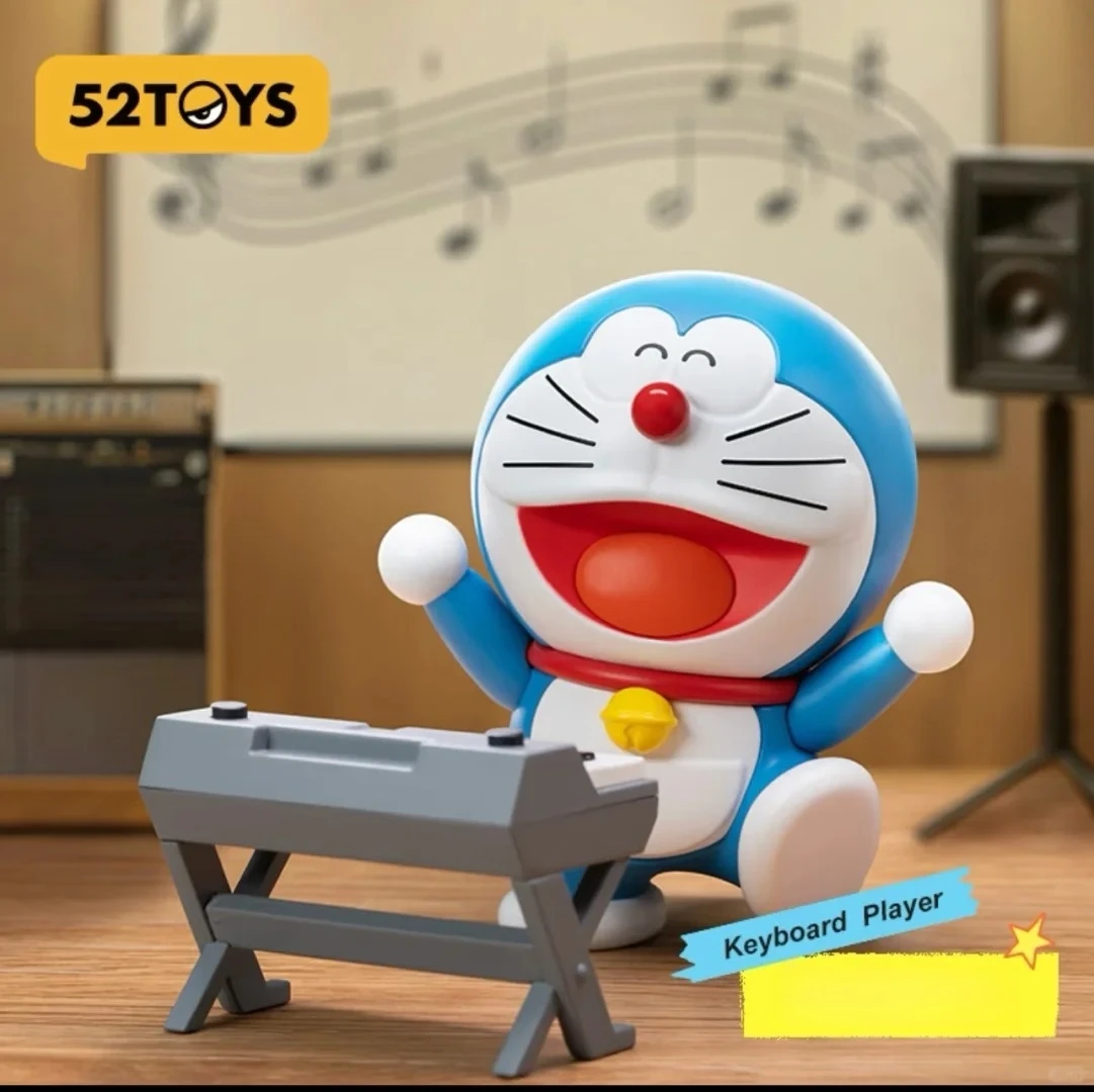 

52TOYS Doraemon Model Blind Box Toy Concert Series Hand-made Children's Birthday Gift Animation Collection Doll Ornaments