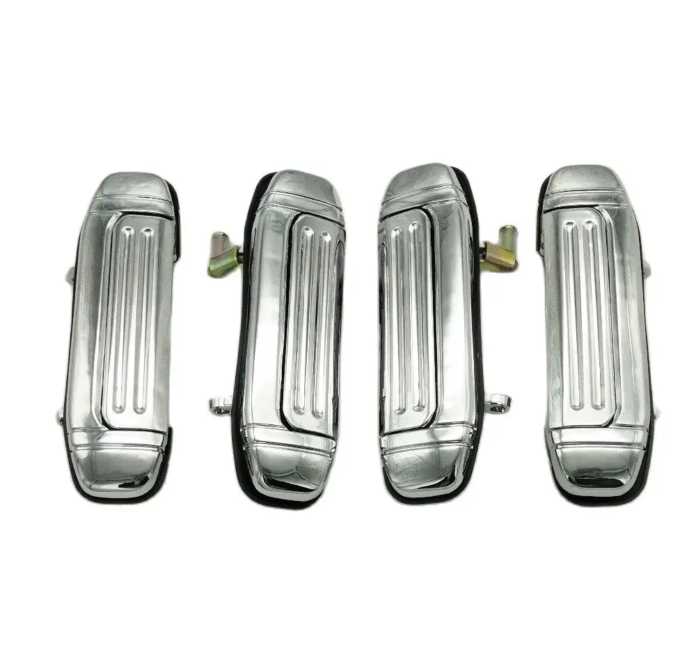 4pcsChrome Full Car Front Rear Outer Door Handle for Mitsubishi Pajero V31 V32 V33 V43 V46