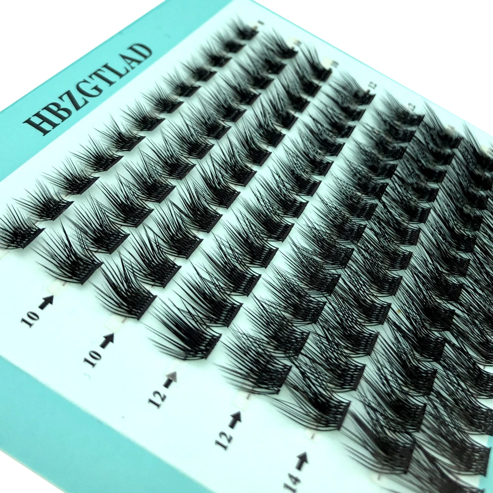 L Curl 3D Fluffy Single DIY Cluster Falsche Wimpern Vorgefertigte Volumenfächer Einzelne Wimpern Segmentierte Verlängerung Natürliche Falsche Wimpern – Detail 2