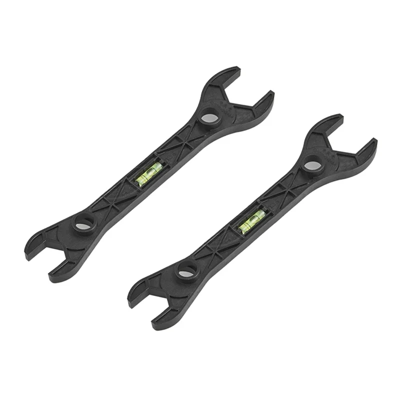 レベルゲージ付きプラスチック蛇口取り付けレンチ、ホースナット、シャワーミキサーバルブ、2個のppr