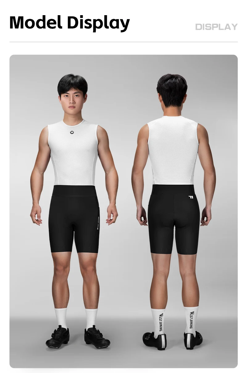 WEST BIKING Herren-Radhose, schnell trocknend, atmungsaktiv, gepolsterte Fahrradhose für Straßen- und Mountainbike-Fahrten im Sommer, leicht – Detail 11