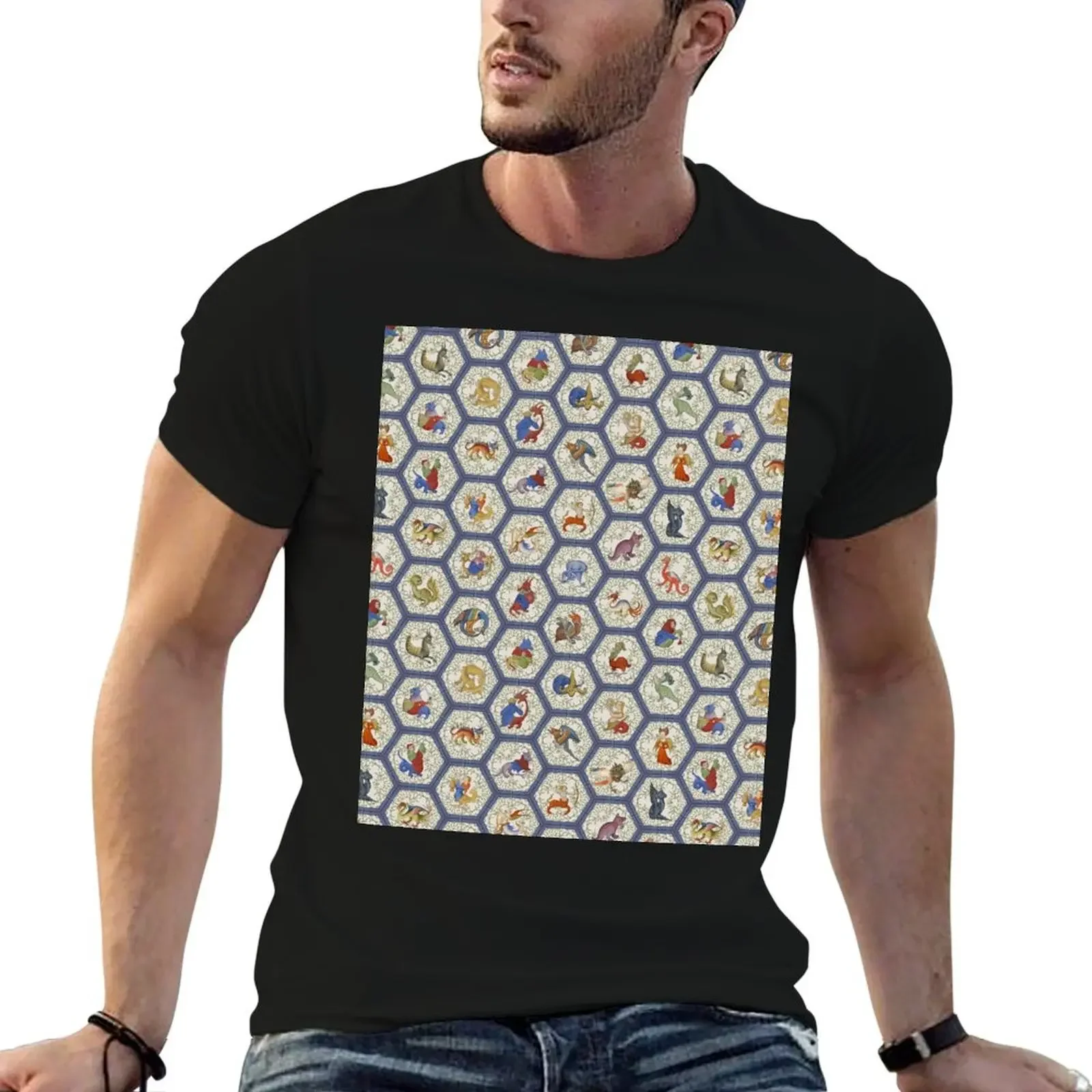 

Medieval Creatures T-Shirt summer shirt man t shirt luxury t-shirt plain men clothings