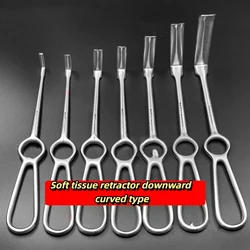 Dental Implant and Maxillofacial Soft Tissue Retractor Upper and Lower Bends Stainless Steel Dental Surgical Instruments