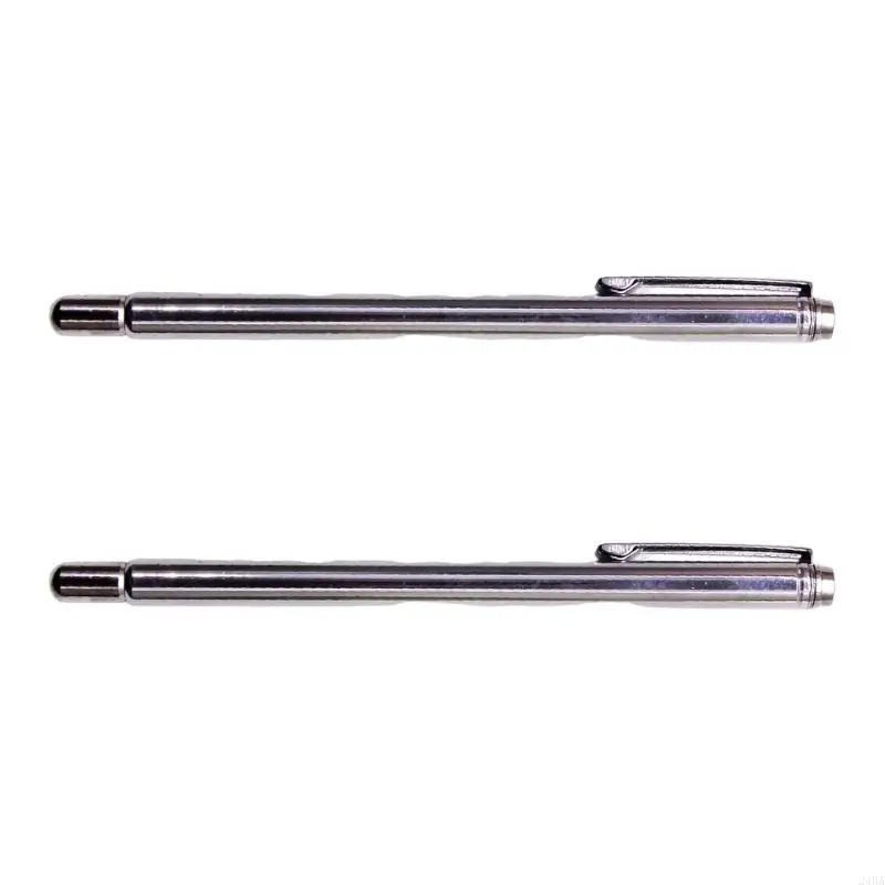  Portable Inspection Rod Pair 2 Piece Telescopic Metal Reach Tool with Clip for Repair Point Access Checks Daily