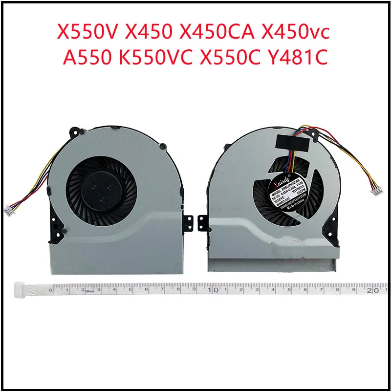 

New Laptop CPU Cooling Fan Cooler For Asus X550V X450 X450CA X450vc A550 K550VC X550C Y481C