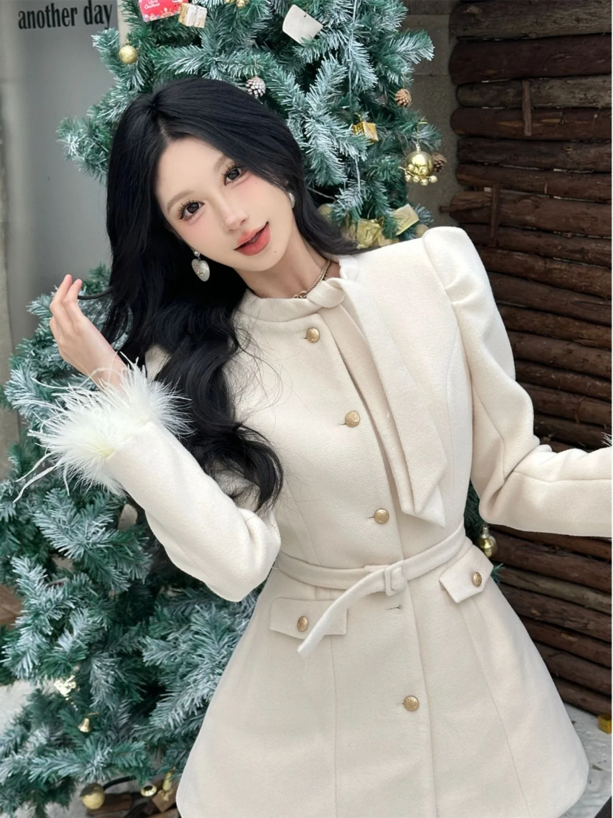 ele-white-woolen-coat-with-cotton-by-honey-peach-auntie's-daughter-faionable-autumn-winter-women's-outerwear