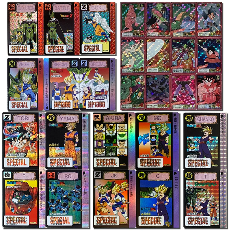 

Anime Dragon Ball Fierce Fighting Son Goku Torankusu Krillin Color Flashcards Game Collection Children's Toys Birthday Gifts