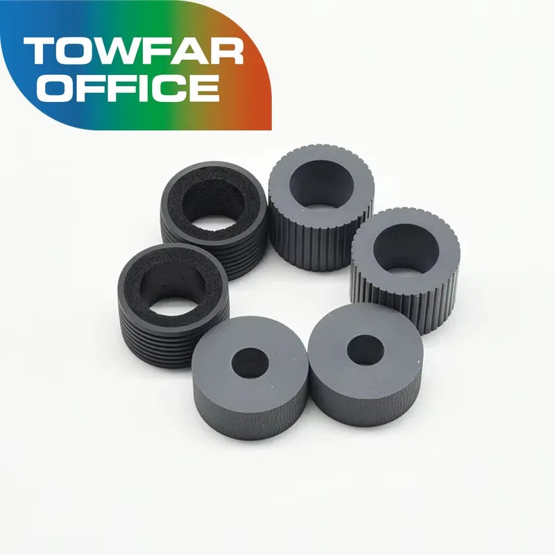 5SETS PA03338-K011 PA03576-K010 Brake Pick Roller Tire for Fujitsu fi-6670 fi-6670A fi-6770 fi-6770A fi-6750S fi-5650C fi-5750C