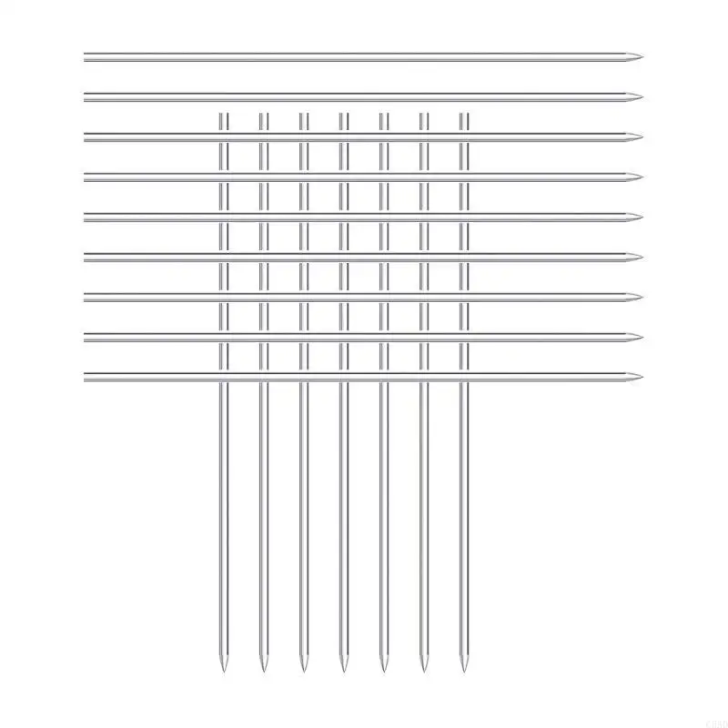 

16/30Pcs Acrylic Plant Stakes Plant Sticks Clear Plant Support for Indoor C5AD