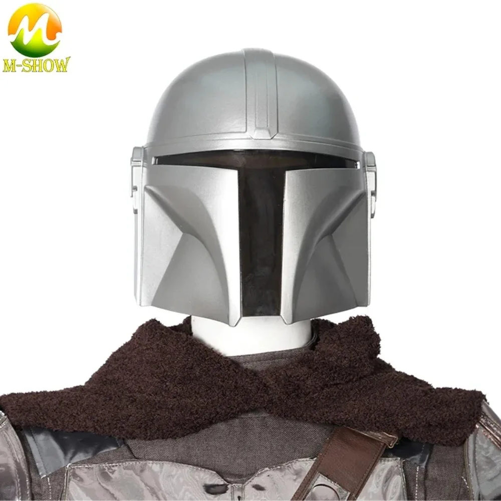 Costume cosplay Din Djarin Mandalore Abiti con mantello Abito di carnevale di Halloween per uomo adulto