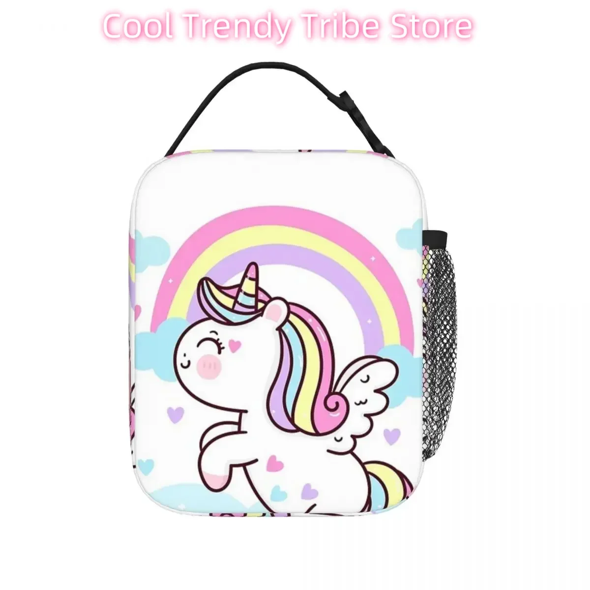 

Toddler Unicorn Lunch Bags Insulated Lunch Tote Portable Thermal Bag Resuable Picnic Bags for Woman Work Kids School