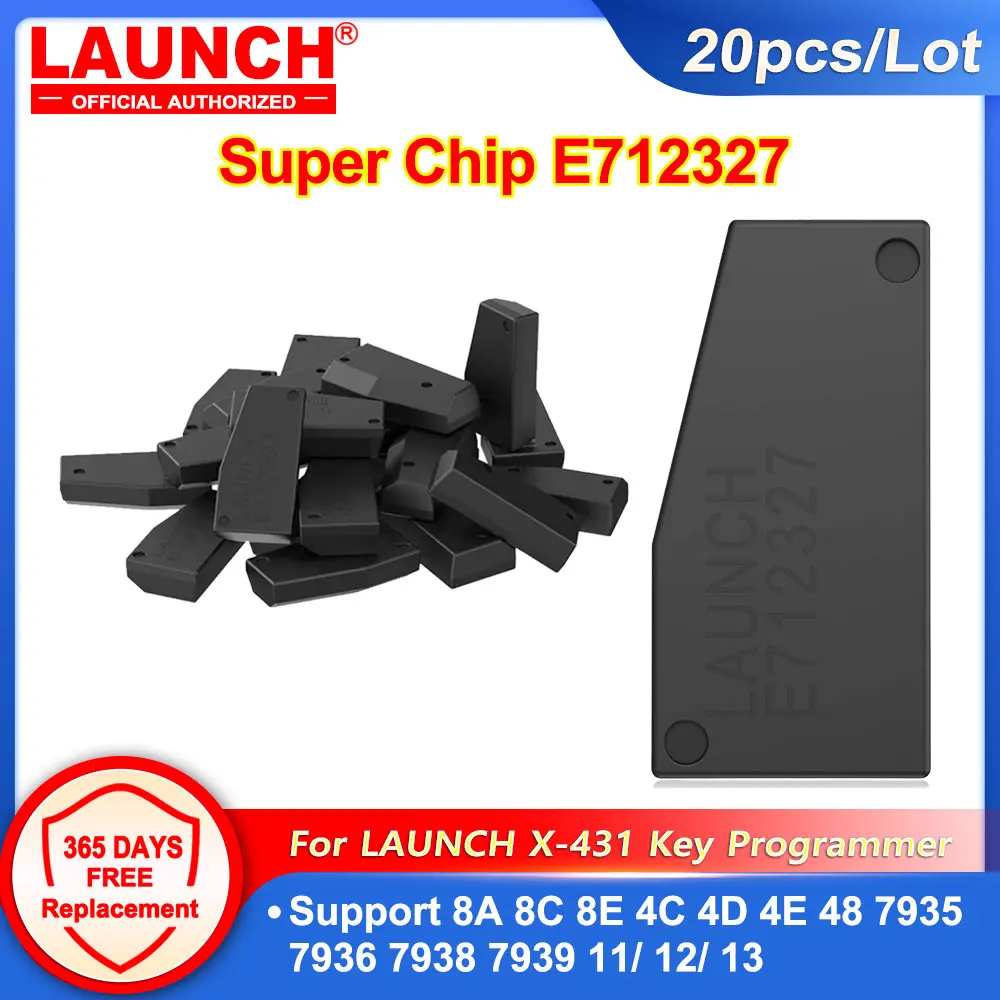 LAUNCH Super Chip used with X431 Key Programmer support 8A 8C 8E 4C 4D 4E 48 7935 7936 7938 7939 11/12/13 chip