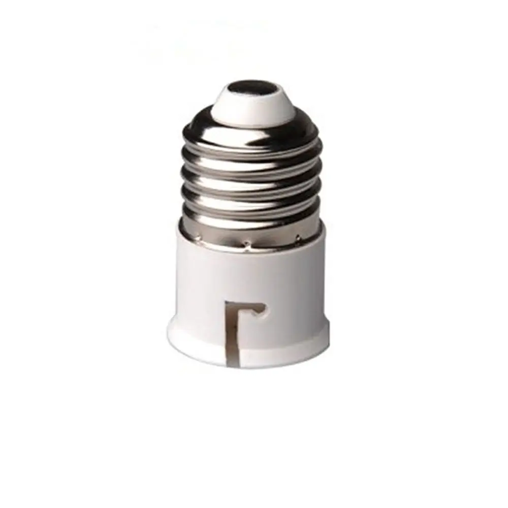 E27 to B22 to E27 Adapter Converter Lamp Light Bulb Bayonet Screw Conversion Lamp Holder Flame Retardant Lighting Accessories