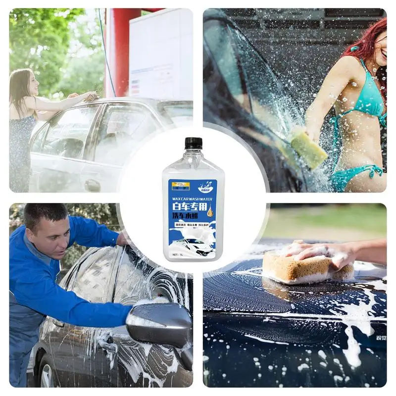 Sapone per autolavaggio 1L rivestimento agente di manutenzione detergente detergente Classic Car Wash Essence cera lucidante Clean Dirt fornisce lucentezza