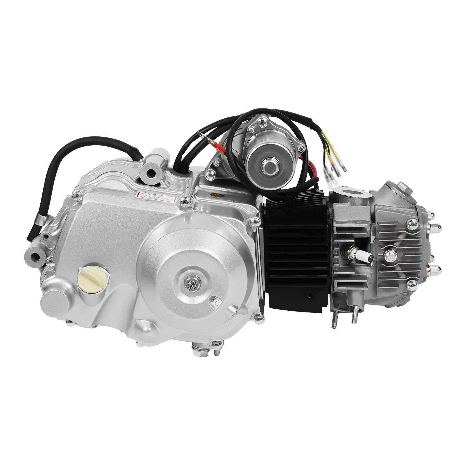 L L #   Kit de Motor semiautomático de 4 tiempos, 125CC, 4 velocidades con marcha atrás, compatible con ATV, Quad Bike, Go Kart, Motor semiautomático + marcha atrás