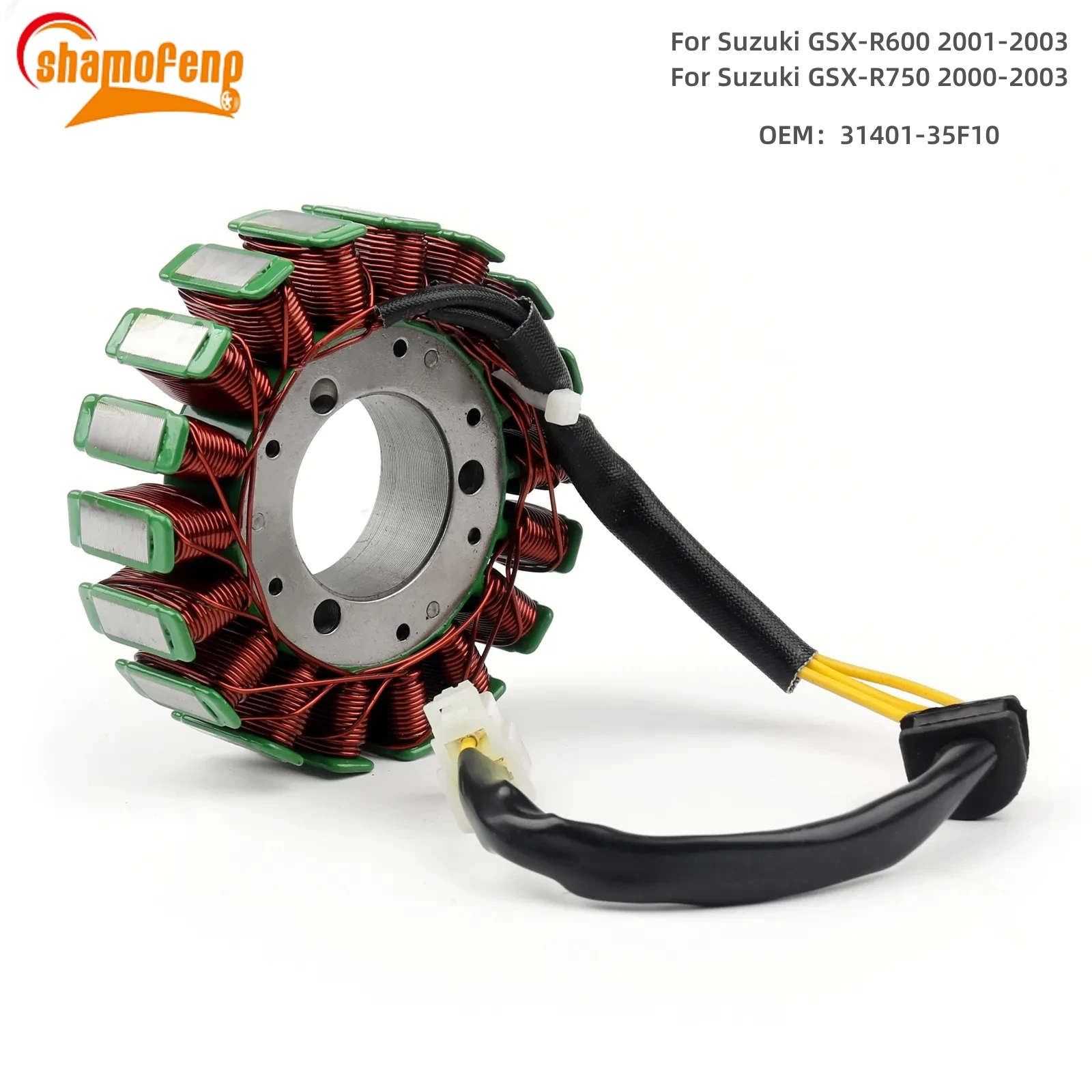 

SMF Motorcycle Generator Stator Coil For Suzuki GSX-R 600 GSXR 750 2001 2002 2003 2004 2005 31401-35F10