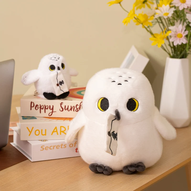 10cm Standing Shoulder Owl Plush 23cm Owl Doll Chubby Pillow Big Eyes Cute Doll Christmas Gifts view 2