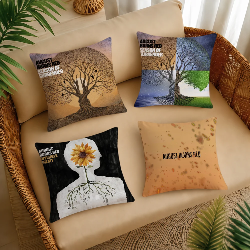 Season Of Surrender August Burns Red Cushion Cover Square Decorative Throw Pillow Case Sofa Bed Living Room Anniversary Gifts