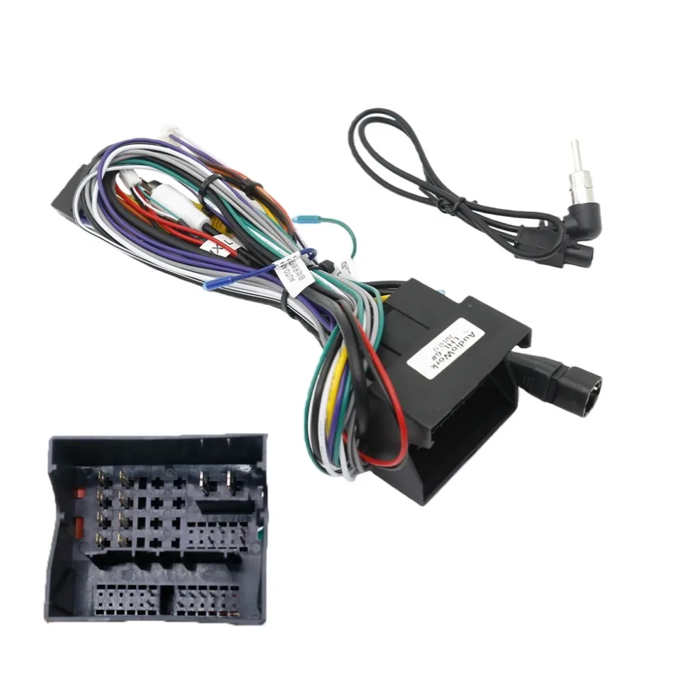 9 polegada para volkswagen golf g7 g8 2016-2022 quadro de rádio do carro android tela estéreo player de vídeo cabos de navegação arnês canbus