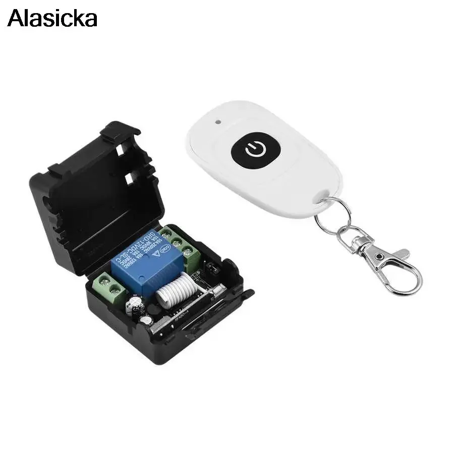 DIY Kit Control Remoto DC 12V Single Channel Relay Module RF Wireless Switch Receiver + Remote Control Transmitter