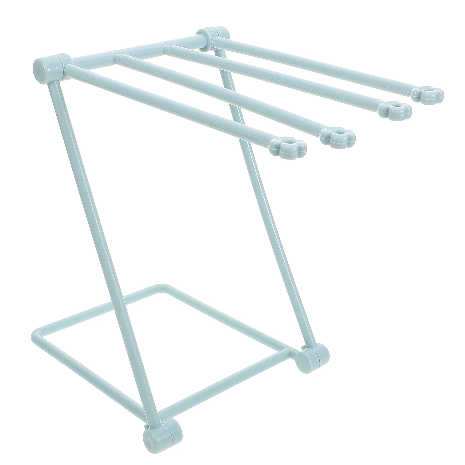 

Foldable Towel Vertical Duster Cloth Holder Kitchen Bathroom Storage Rack Lightweight Plastic Cup Rack Towel
