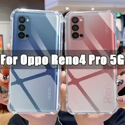Clear Phone Case for Oppo Reno4 Pro 5G TPU Transparent Case for Oppo Reno 4 4Pro 6.55