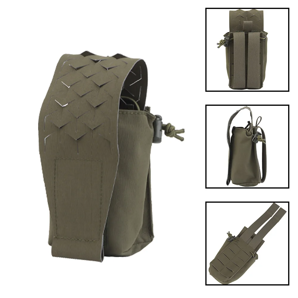 

Hunting Vest Chest Hanging Fixed Cover Magazine Pouch Safety Fixed Flap Cloth Suitable for SPUD Bag MK5 MK4 MK3 Chest