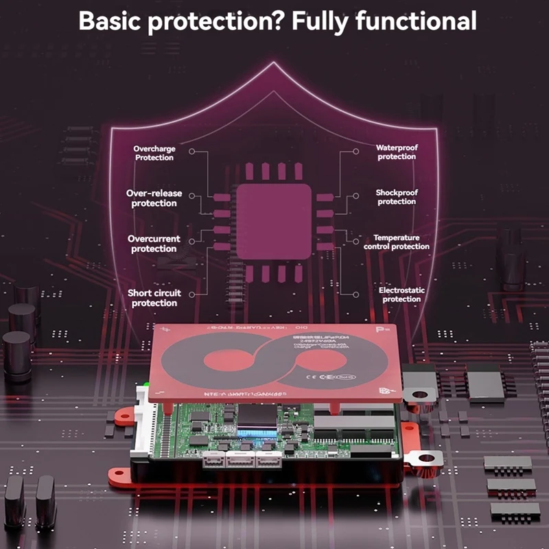 Smart BMS 4S 12V 100A  With Wifi Module And CAN 485 Communication Protection Board  For Lifepo4 Lithium Battery Pack