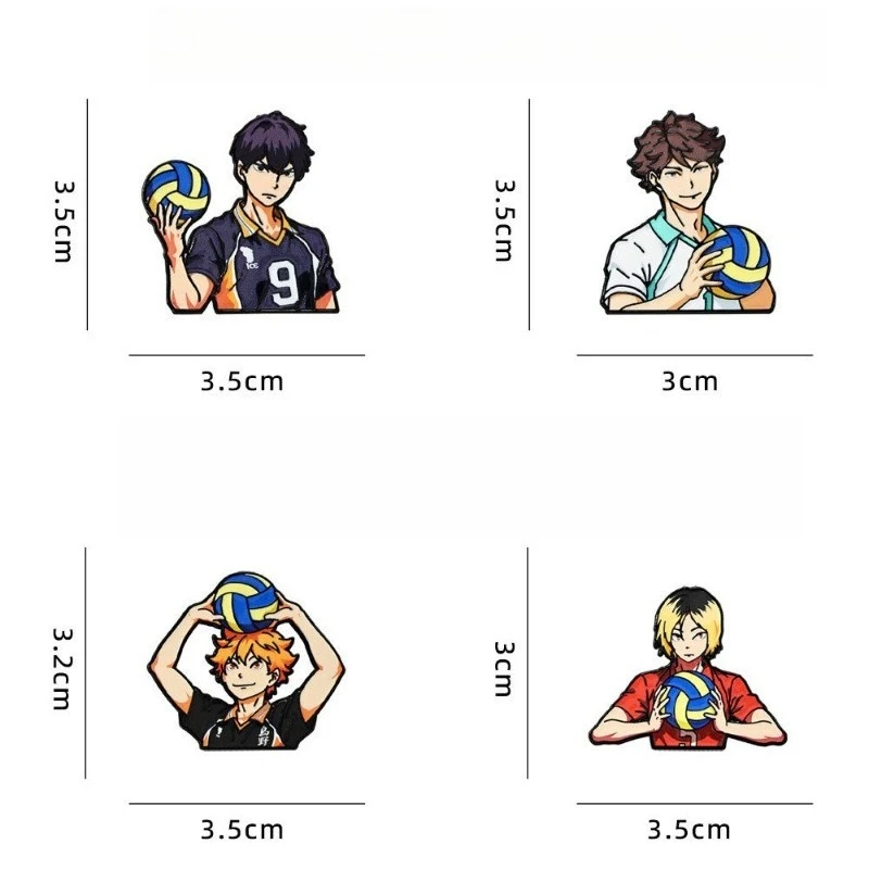 Haikyu Kozume Kenma Hinata Shoyo Exquisite Allzweck-Brosche Kleidung Rucksack Medaillen-Dekoration Hochwertiges Kreatives Cartoon-Abzeichen – Detail 5