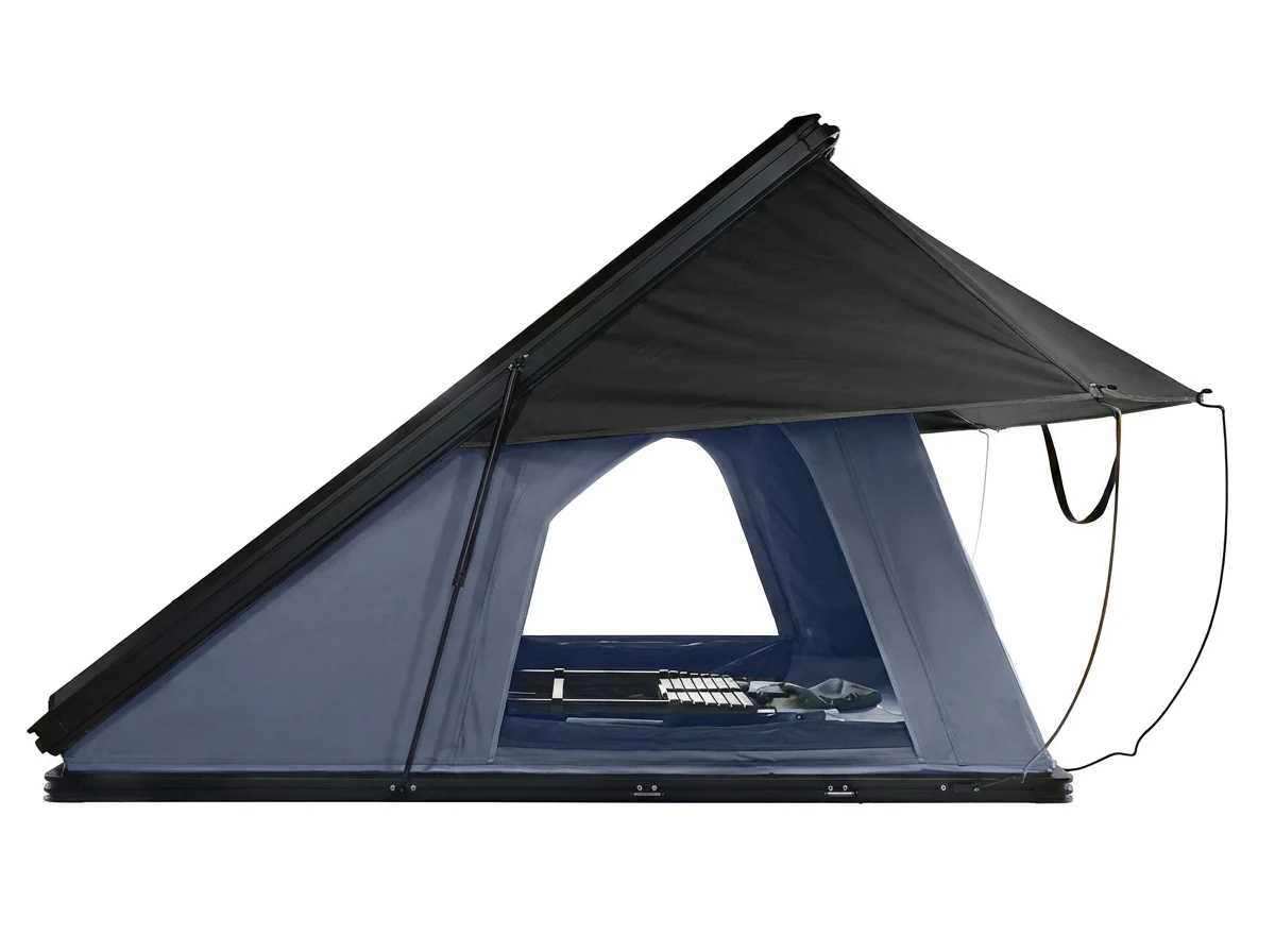 3-4 person aluminum monocoque roof tent with four-season clamshell design for Tenda Ripara Sole Auto