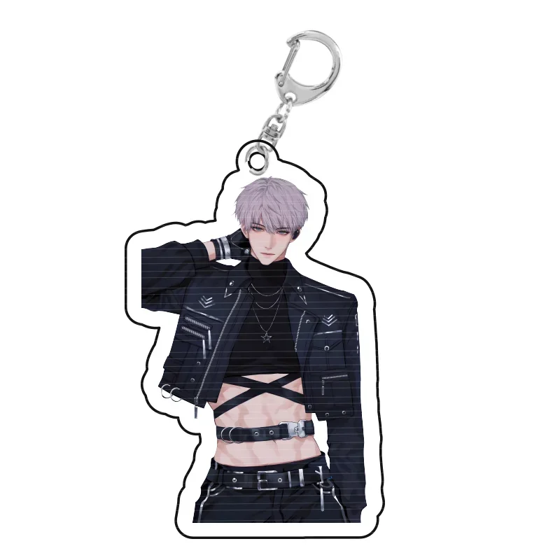 

Anime Love and deepspace Rafayel Zayne Xavier Cosplay acrylic pendant keychain Gift