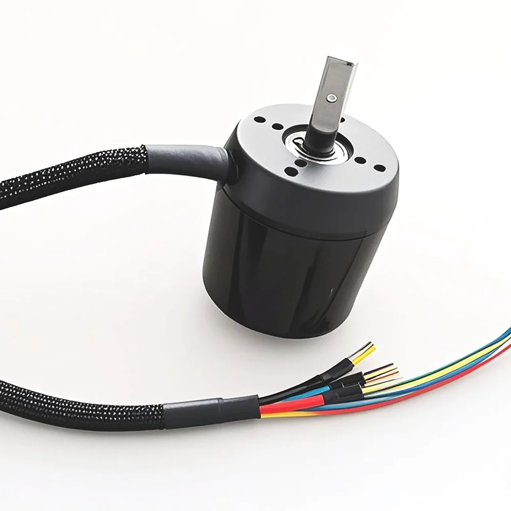 

High Power 6374 Brushless DC Motor with Sensor for Skateboard and Scooter 2800W Max Output Compatible with 24V Voltage System