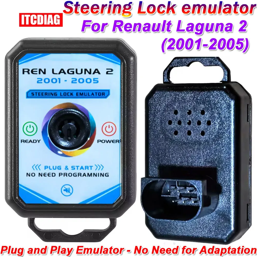 ESL ELV Steering Lock Emulator for Renault Laguna 2 2001-2005 Simulator Plug And Start with Lock Sound No Programming