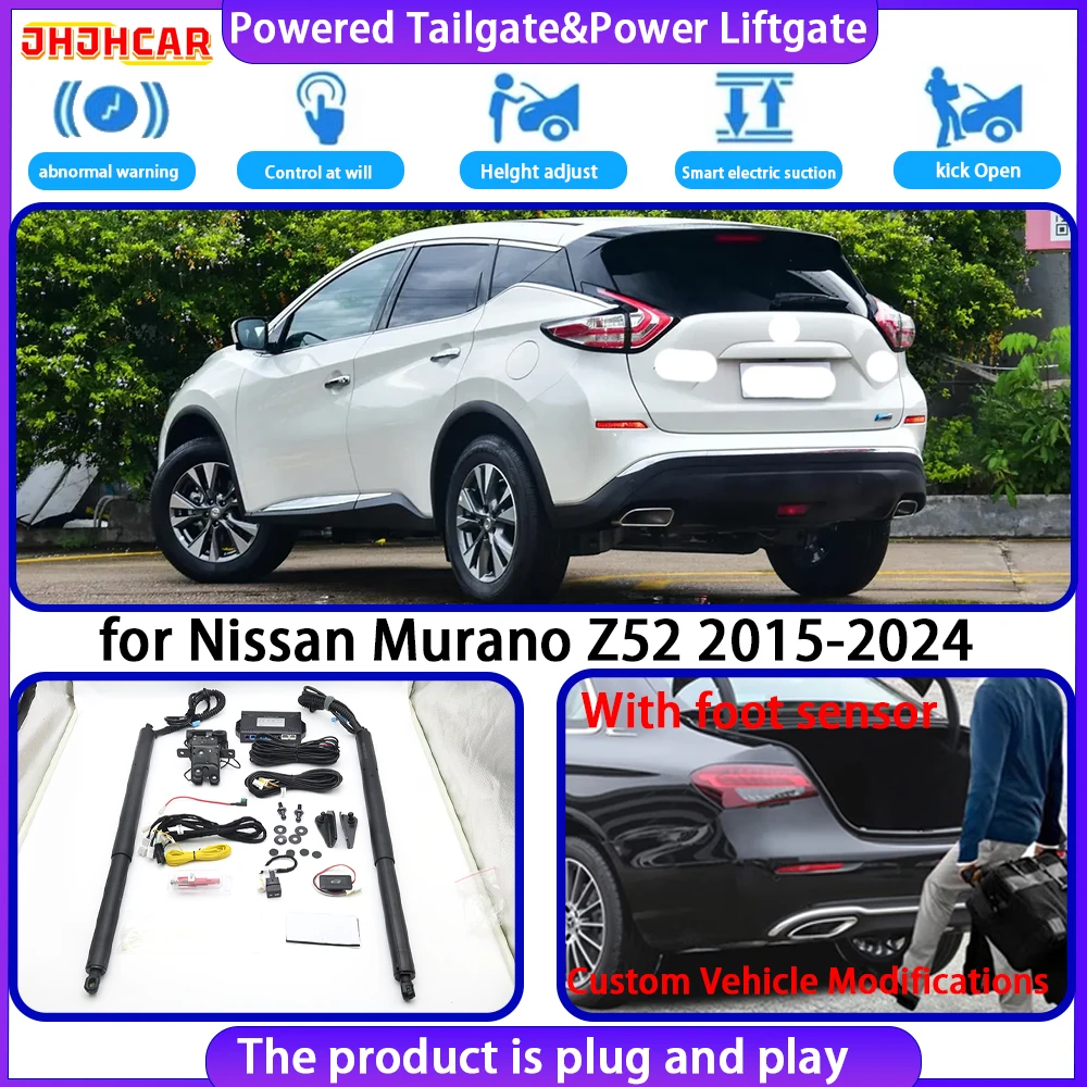 JHJHCAR for Nissan Murano Z52 2015-2024 Smart Automatic Electric Powered Tailgate Power Liftgate Tailgate System Power Back Door